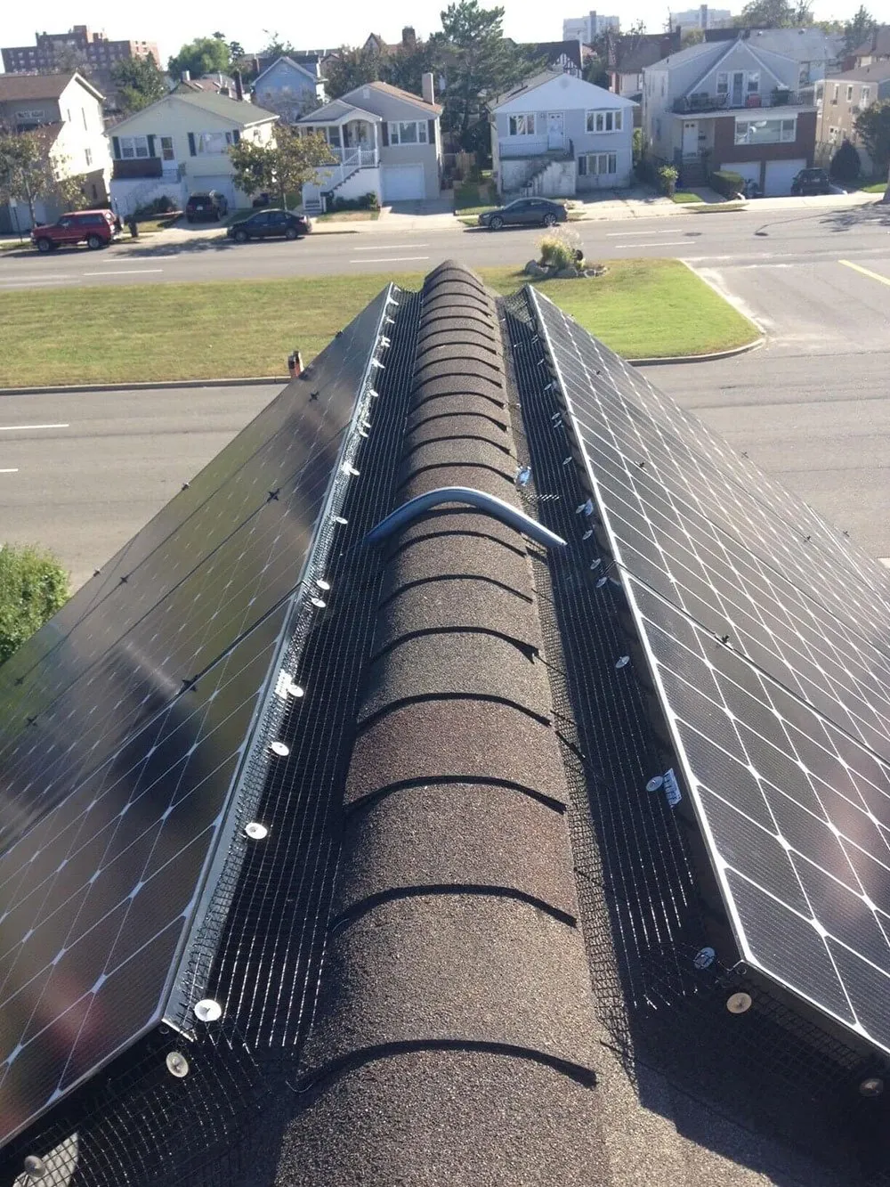 Critter Guards Installed on Home Solar Installation