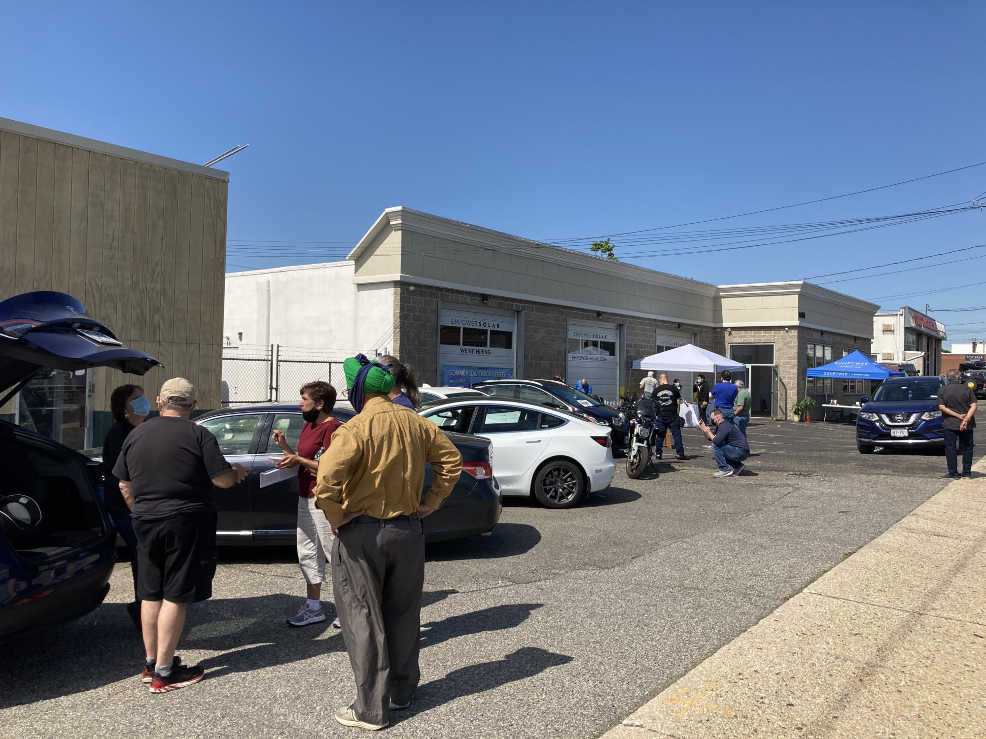 Electric Vehicles at a recent EV Meetup at our Farmingdale Warehouse