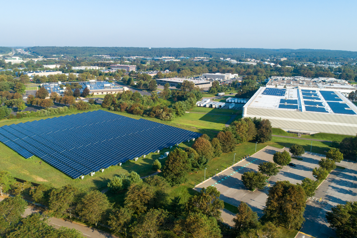 A wide open space on Long Island has solar panels installed to generate clean energy. NY-SUN initiative expansion will help New York become nation